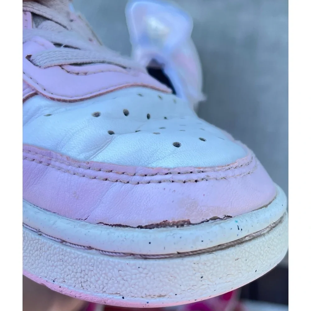 Nike Court Borough Low 2 Kids 2Y Pink White DV5457-105 Sneakers